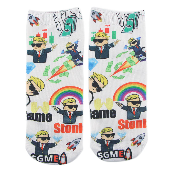 Wholesale Socks Cotton Cartoon Four Seasons Applicable JDC-SK-QingT002