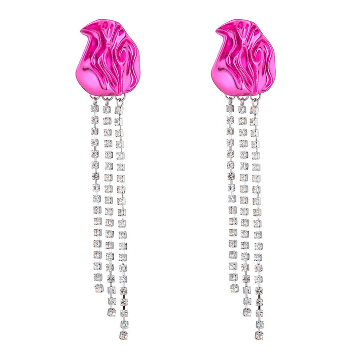 Wholesale Earrings Alloy Copper Claw Chain Tassel JDC-ES-KenJ009