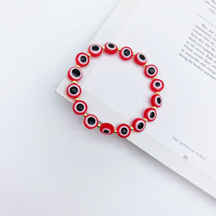 Wholesale Blue Eyes Devil's Eye Bracelet Loose Beads Eyes MOQ≥2 JDC-BT- QingH007