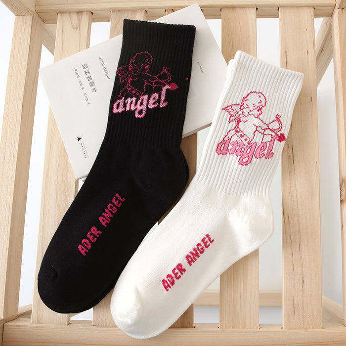 Wholesale Socks Cotton Cute Cartoon Couple Sports Socks JDC-SK-LYue002