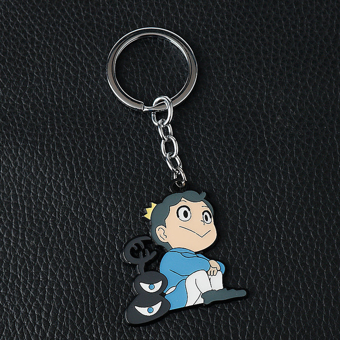 Wholesale keychain cartoon cute metal pendant JDC-KC-AngJ013