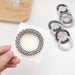 Jewelry WholesaleWholesale Phone Cord Hair Ring Plaid Star Rubber Band Love Headband Bracelet JDC-BT-WeiY015 Bracelet 薇雅 %variant_option1% %variant_option2% %variant_option3%  Factory Price JoyasDeChina Joyas De China