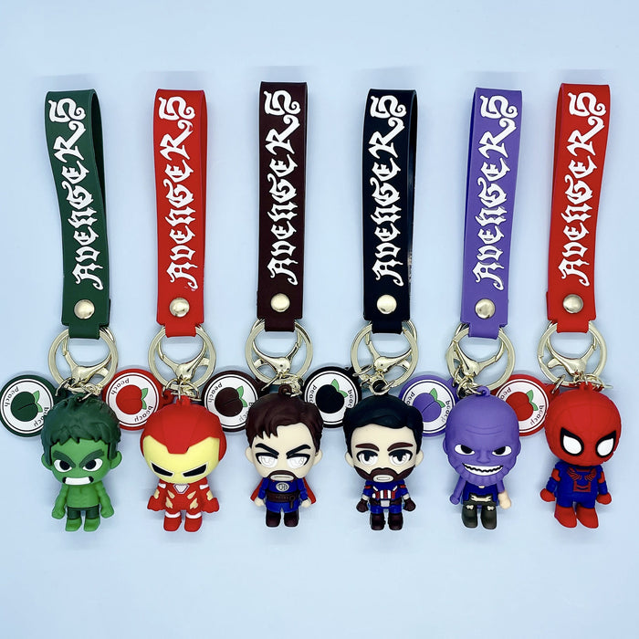 Wholesale Cartoon Soft Rubber Alloy Cute Keychain (M) MOQ≥2 JDC-KC-JuShu005