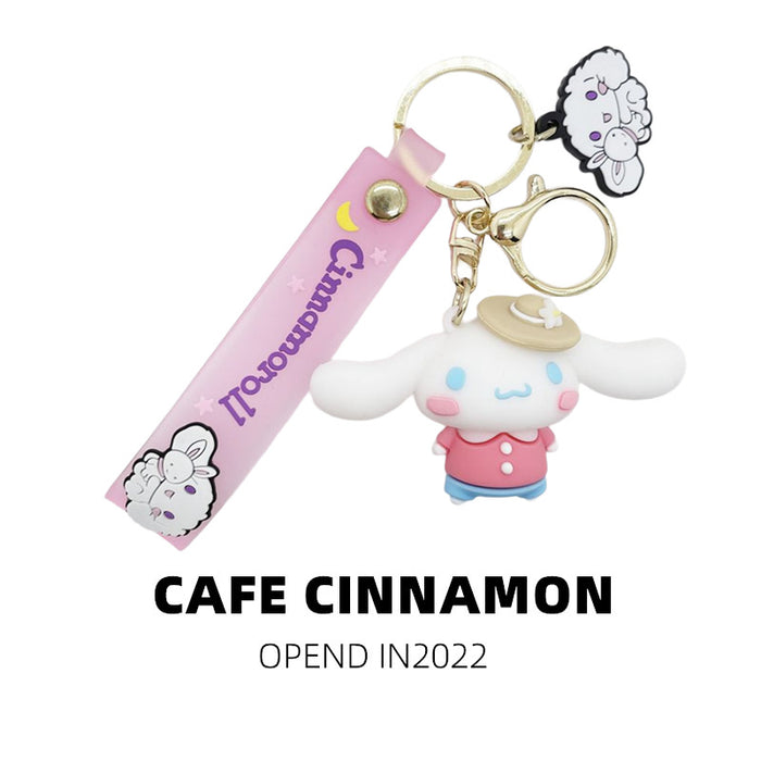 Wholesale Keychain PVC Soft Adhesive Cute Cartoon Creative Ornament JDC-KC-JiaoL017