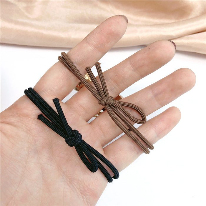 Jewelry WholesaleWholesale Sweet Simple Hair Rope Solid Color Metal Acrylic Rubber Band （M) JDC-HS-Jiax026 Hair Scrunchies 佳芯 %variant_option1% %variant_option2% %variant_option3%  Factory Price JoyasDeChina Joyas De China