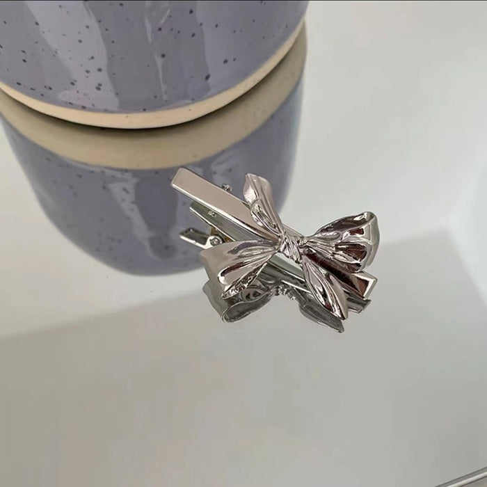 Wholesale Geometric Bow Hairpin Metal Side Clip JDC-HC-DiShuo002