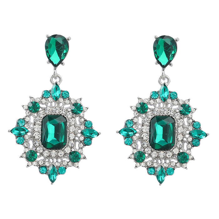 Wholesale Earrings Alloy Diamond Pendant Earrings JDC-ES-JL1045