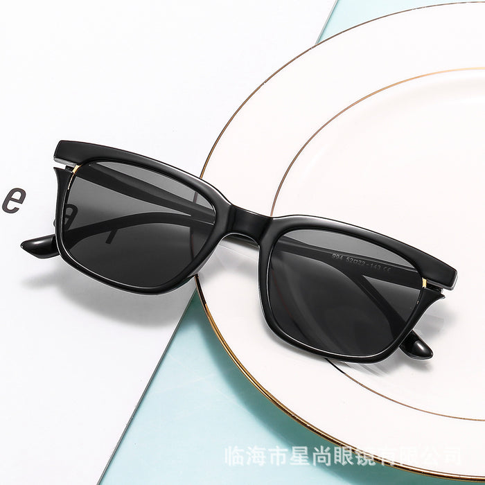 Wholesale Sunglasses AC Lens Plastic Frame Small Square JDC-SG-XinS012