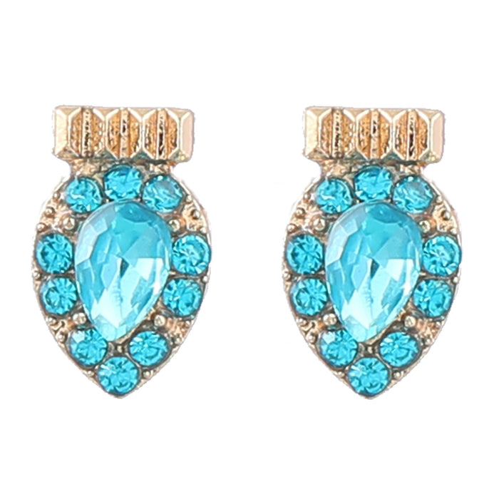 Wholesale Earrings Alloy Diamonds Drop Shape JDC-ES-JL1051