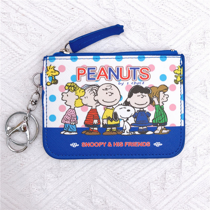 Wholesale Cartoon PU Card Holder Coin Purse Keychain (M) JDC-KC-YaLL009