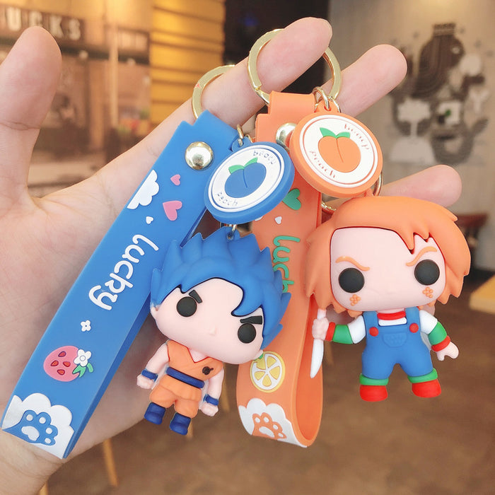 Jewelry WholesaleWholesale Cartoon Doll PVC Silicone Alloy Keychain (F) JDC-KC-FeiRun031 Keychains 飞润 %variant_option1% %variant_option2% %variant_option3%  Factory Price JoyasDeChina Joyas De China