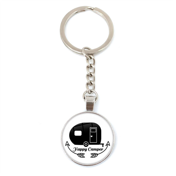 Jewelry WholesaleWholesale keychain good friend happy wild camping pendant JDC-KC-MoS004 Keychains 陌上 %variant_option1% %variant_option2% %variant_option3%  Factory Price JoyasDeChina Joyas De China