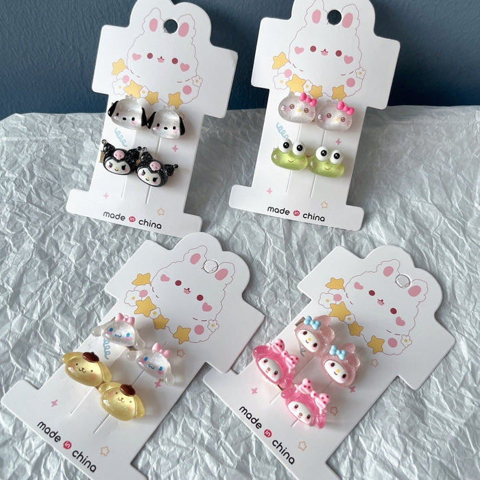 Wholesale Hair Clips Cartoon Resin Metal Set (S) JDC-HC-XingZ005