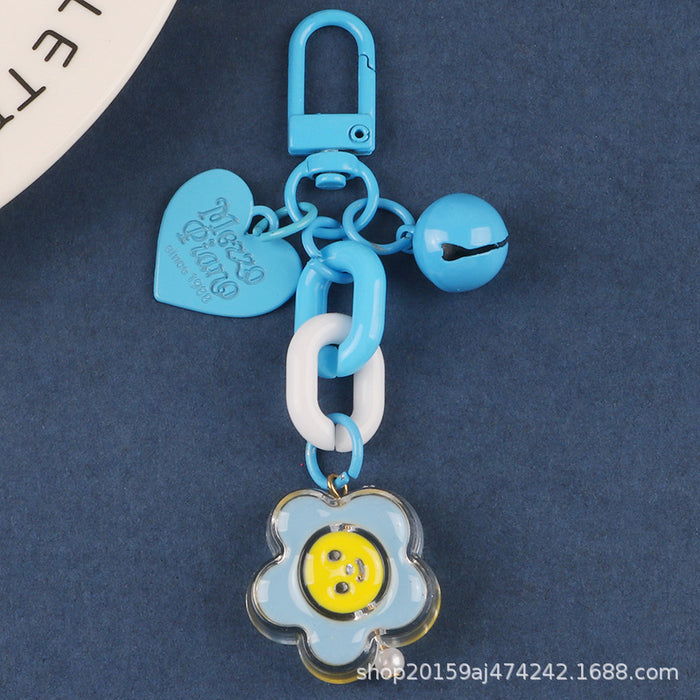 Jewelry WholesaleWholesale Cute Love Bells Alloy Acrylic Keychain MOQ≥2 JDC-KC-YiHan003 Keychains 伊菡 %variant_option1% %variant_option2% %variant_option3%  Factory Price JoyasDeChina Joyas De China