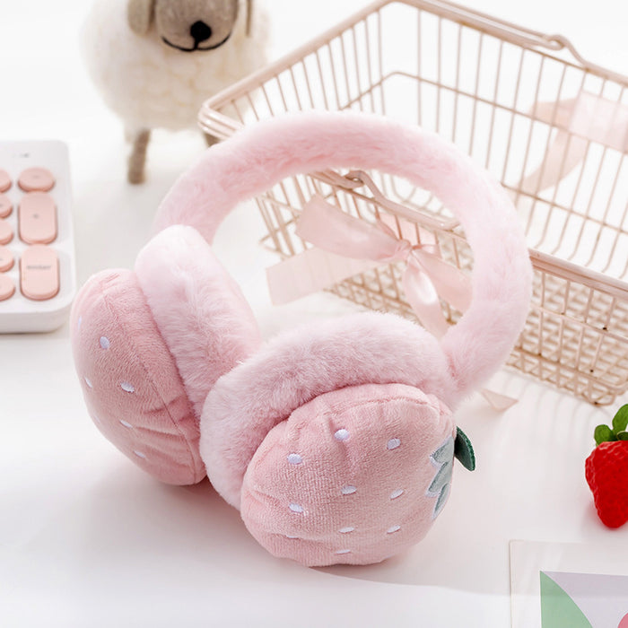 Wholesale Earmuffs Plush Kids Adjustable Fruit Earmuffs Warm JDC-EF-ZhuoH001