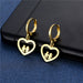 Jewelry WholesaleWholesale stainless steel 18K Gold Heart Earrings JDC-ES-Mingm029 Earrings 敏萌 %variant_option1% %variant_option2% %variant_option3%  Factory Price JoyasDeChina Joyas De China