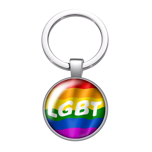 Jewelry WholesaleWholesale LGBT Pride Day Alloy Time Stone Keychain JDC-KC-CMX002 Keychains 晨墨兮 %variant_option1% %variant_option2% %variant_option3%  Factory Price JoyasDeChina Joyas De China