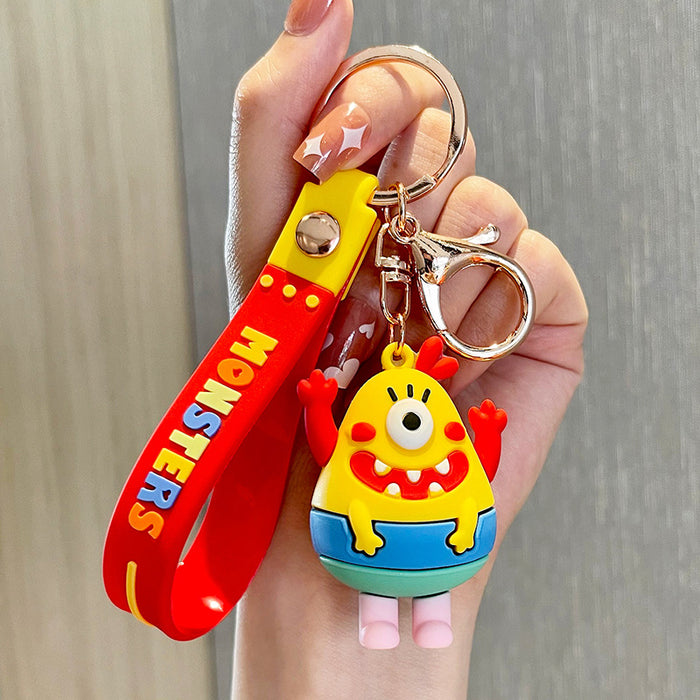 Wholesale little monster cartoon keychain car bag wild small pendant JDC-KC-GSXM085