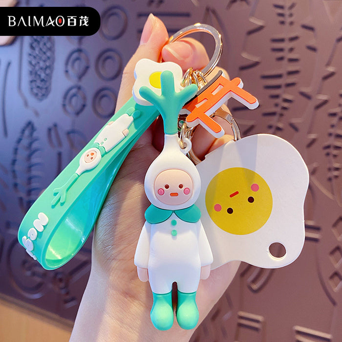 Wholesale cartoon food series key chain JDC-KC-BaiM029