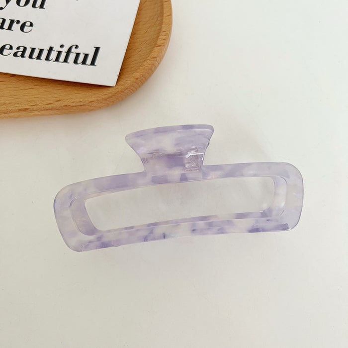 Wholesale Acetate Sheet Striped Geometric Hair Clips MOQ≥2 JDC-HC-MIs003