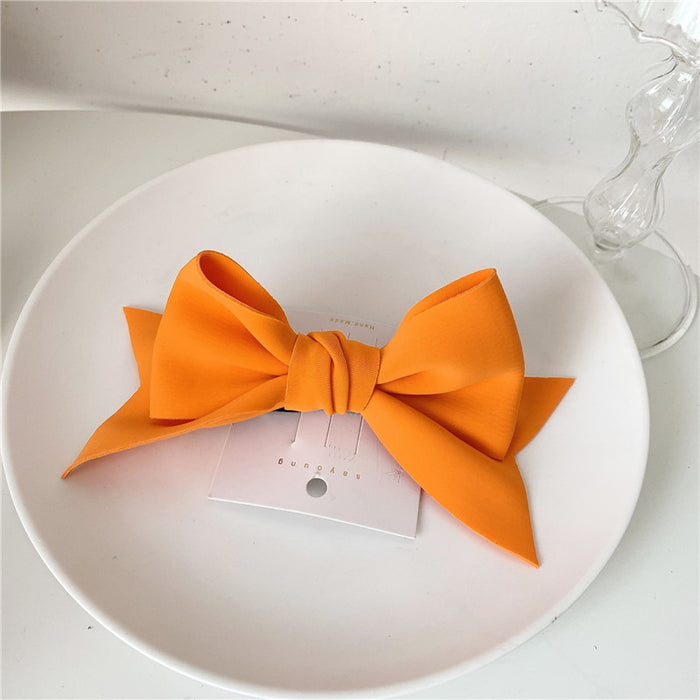 Wholesale Hairpin Fabric Three-dimensional Candy Color Bow JDC-HC-FengT004