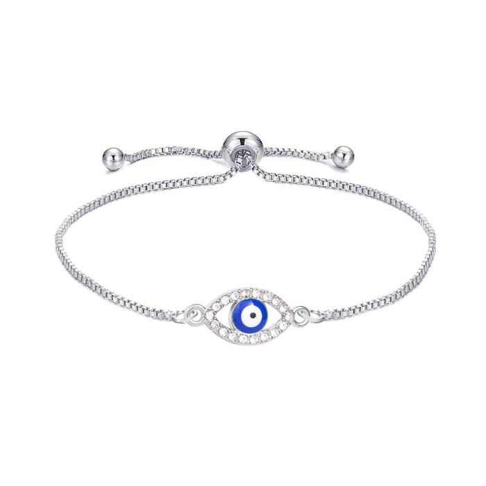 Wholesale Bracelet Alloy Evil Eye Lucky Guardian Bracelet MOQ≥2 JDC-BT-XiaoM011