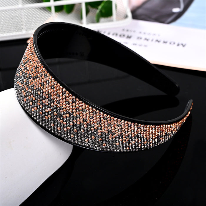 Jewelry WholesaleWholesale full diamond wide side with toothed non-slip diamond set diamond hair band JDC-HD-YingY003 Headband 迎源 %variant_option1% %variant_option2% %variant_option3%  Factory Price JoyasDeChina Joyas De China