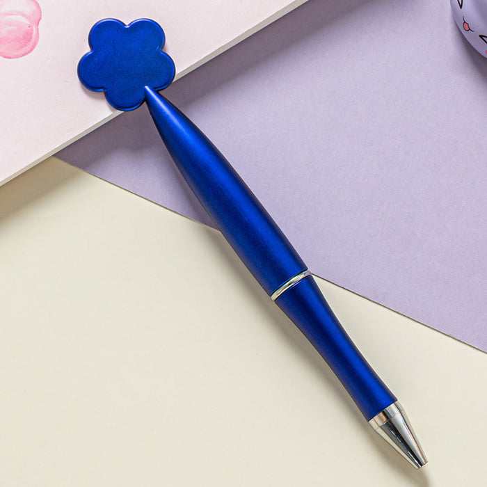 Wholesale Ballpoint Pen Plastic Cartoon Flowers Gel Pen JDC-BP-HongD002