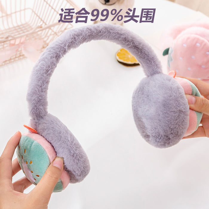 Wholesale Earmuffs Plush Kids Adjustable Fruit Earmuffs Warm JDC-EF-ZhuoH001