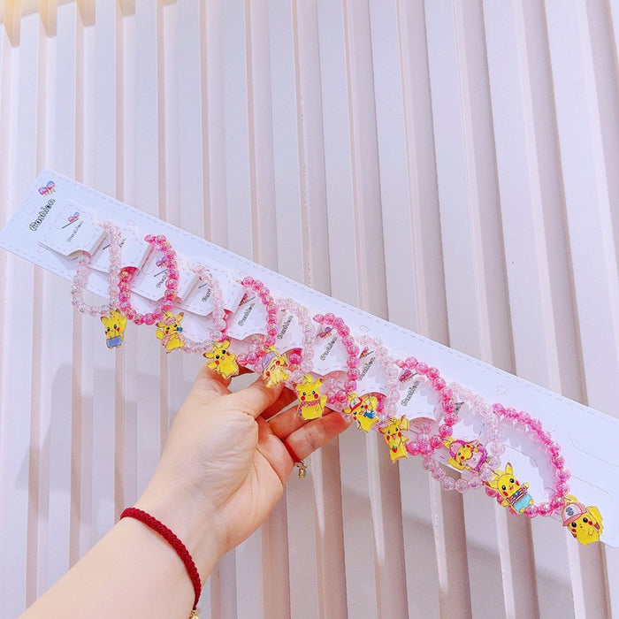 Wholesale baby girl children cartoon jewelry princess bracelet MOQ≥10 JDC-BT-Jianman001