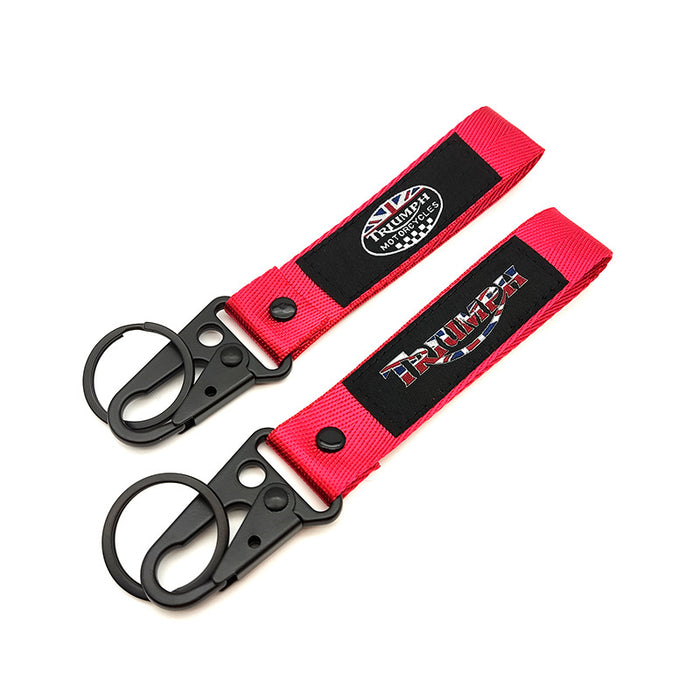 Jewelry WholesaleWholesale Embroidered Webbing Lanyard Motorcycle Keychain JDC-KC-TuoH004 Keychains 拓海 %variant_option1% %variant_option2% %variant_option3%  Factory Price JoyasDeChina Joyas De China