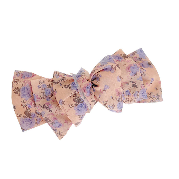 Wholesale Fabric Oversized Bow Hair Clip MOQ≥2 JDC-HC-MIs002