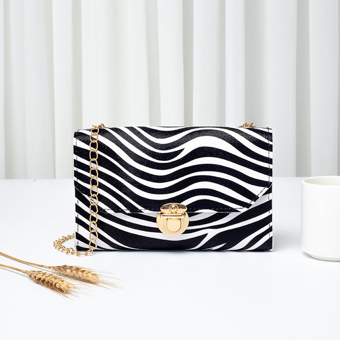 Wholesale Shoulder Bag PU Zebra Pattern Diagonal Cross JDC-SD-KLD004