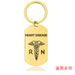 Jewelry WholesaleWholesale Metal Medical Gift Keychain JDC-KC-GangGu040 Keychains 钢古 %variant_option1% %variant_option2% %variant_option3%  Factory Price JoyasDeChina Joyas De China