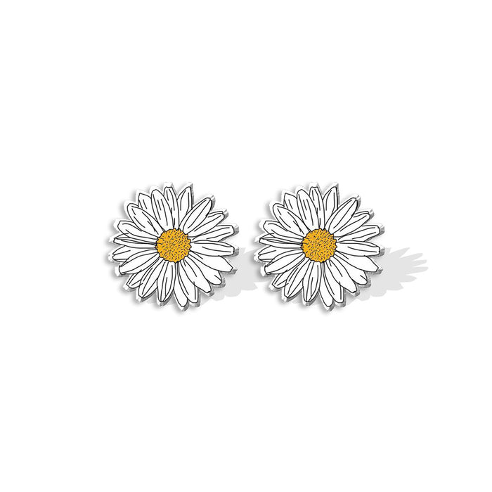 Wholesale Earring Resin Cute Flower Earring MOQ≥2 JDC-ES-XiangL027