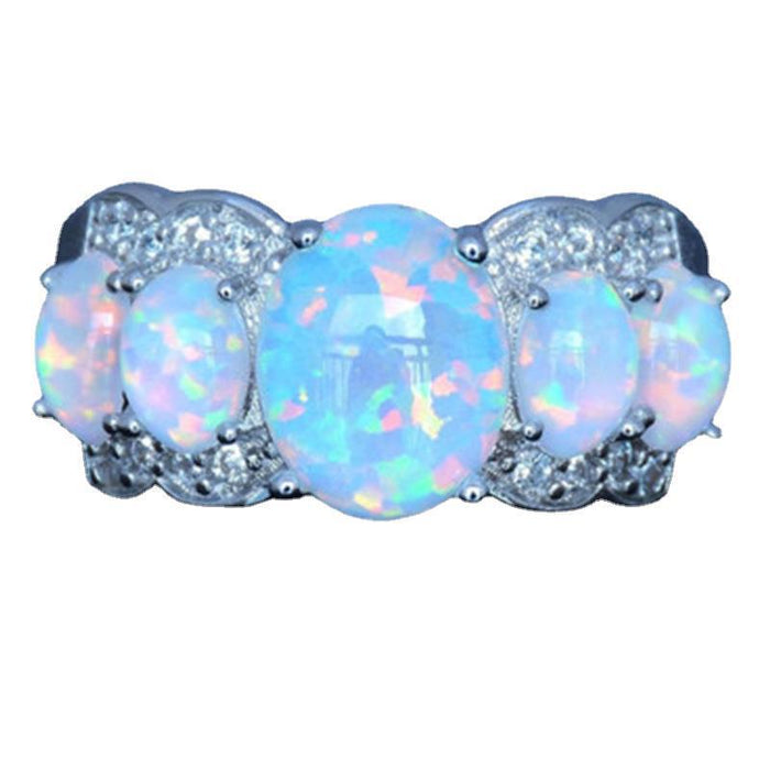 Wholesale Opal Metal Rings JDC-RS-ChenR045