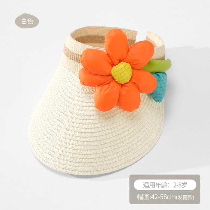 Wholesale children sun hat baby hat summer beach sun sun hat MOQ≥2 JDC-FH-MiYang002