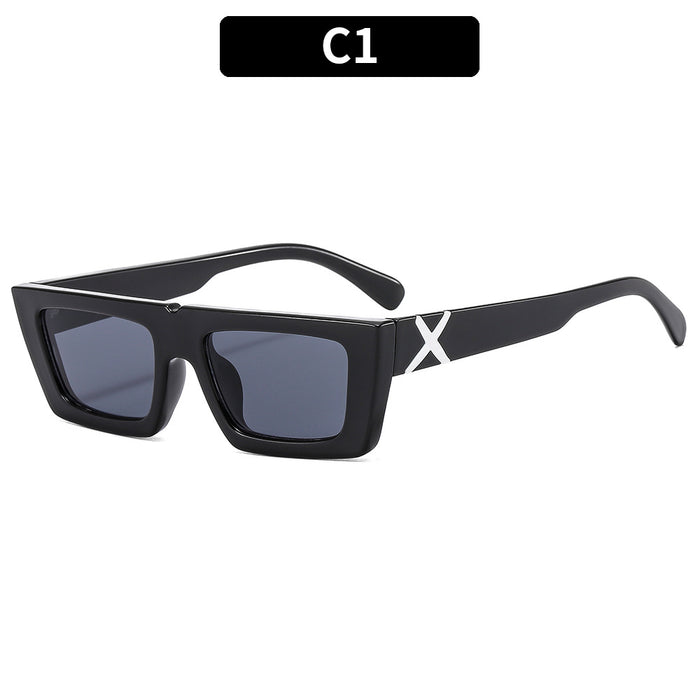 Wholesale Sunglasses PC Small Frame Square Temple X JDC-SG-XiA049