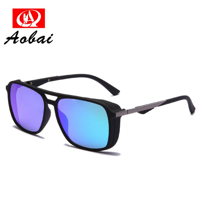 Wholesale Sunglasses PC Metal Retro Square Frame JDC-SG-AoB009