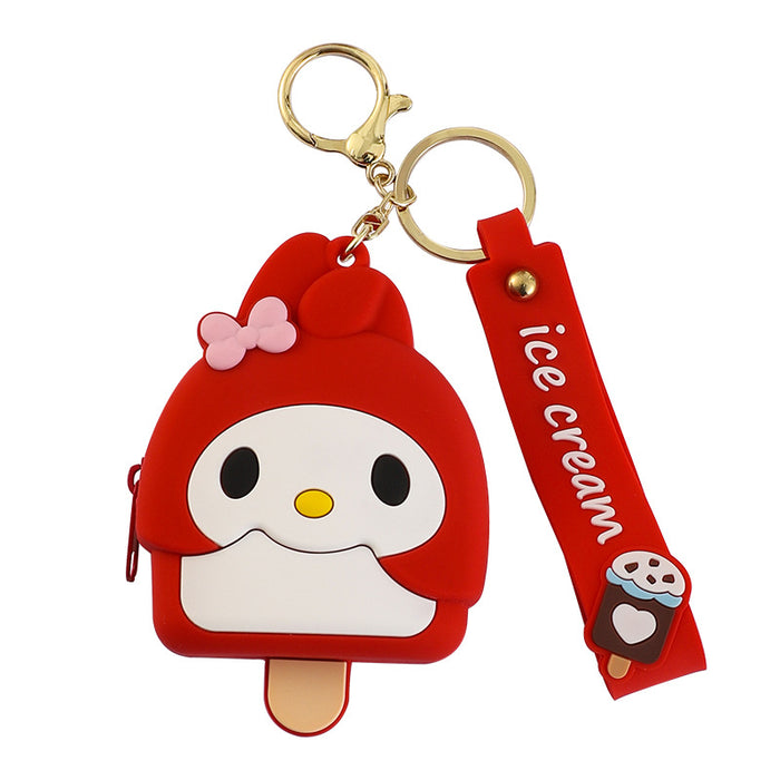 Wholesale cartoon cute coin purse keychain pendant MOQ≥2 JDC-KC-XinJY005