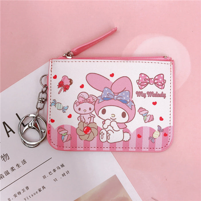 Jewelry WholesaleWholesale Cartoon Rabbit Badge Set with Key Ring Coin Card Holder JDC-WT-YaLL003 Wallet 娅蕾拉 %variant_option1% %variant_option2% %variant_option3%  Factory Price JoyasDeChina Joyas De China