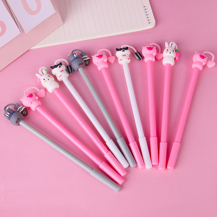 Wholesale Ballpoint Pen Plastic Cute Shake Cartoon MOQ≥2 JDC-BP-QHJ002