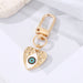 Jewelry WholesaleWholesale Dot Drill Carved Alloy Love Eye Keychain MOQ≥6 JDC-KC-Juej006 Keychains 觉际 %variant_option1% %variant_option2% %variant_option3%  Factory Price JoyasDeChina Joyas De China