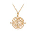 Jewelry WholesaleWholesale Metal Time Converter Hourglass Rotating Alloy Necklace MOQ≥2 JDC-NE-ZJ014 Necklaces 志嘉 %variant_option1% %variant_option2% %variant_option3%  Factory Price JoyasDeChina Joyas De China