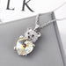 Jewelry WholesaleWholesale Cartoon Cute Full Diamond Holding Love Bear Pendant Amethyst Necklace JDC-NE-XunO052 Necklaces 循欧 %variant_option1% %variant_option2% %variant_option3%  Factory Price JoyasDeChina Joyas De China