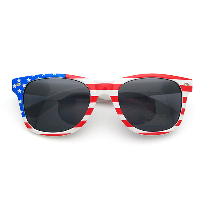 Wholesale 4th of July Independence Day Flag Sunglasses Gift Flag Glasses JDC-SG-ZhuoW001