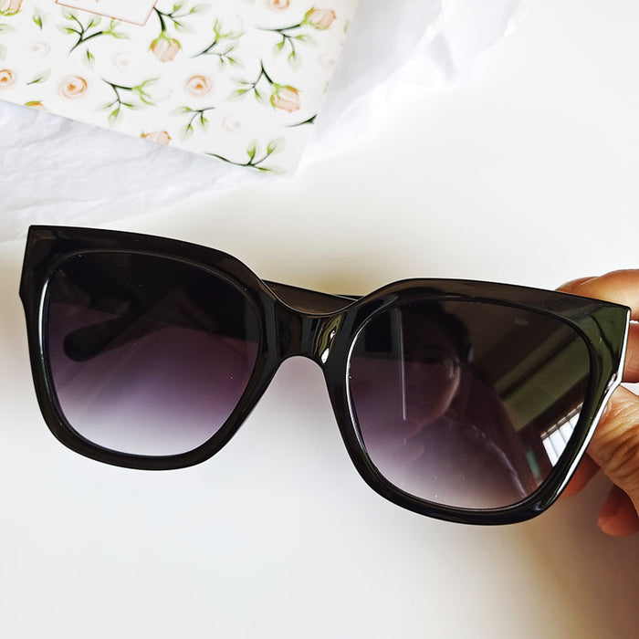 Wholesale Alloy Hinged Oval Frame Women's Large Frame Sunglasses JDC-SG-JingM014