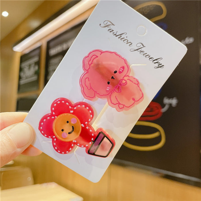 Wholesale Hair Clips Acrylic Cute Child MOQ≥2 JDC-HC-CLie001