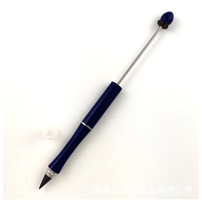 Wholesale Beadable Pens DIY Metal  Pencil With Eraser JDC-PC-BF004