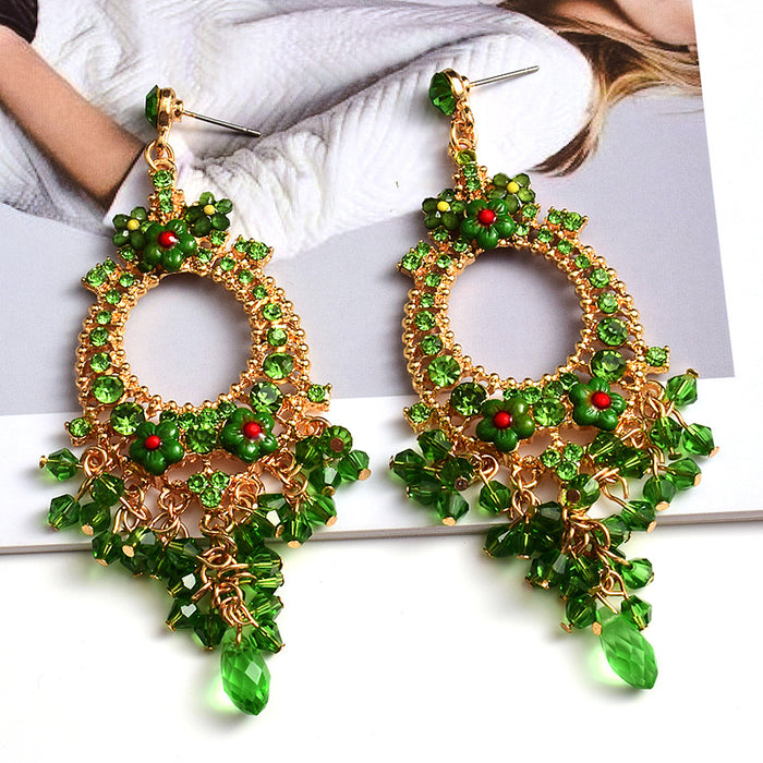 Jewelry WholesaleWholesale Color Rhinestone Alloy Earrings JDC-ES-SK096 Earrings 深刻 %variant_option1% %variant_option2% %variant_option3%  Factory Price JoyasDeChina Joyas De China